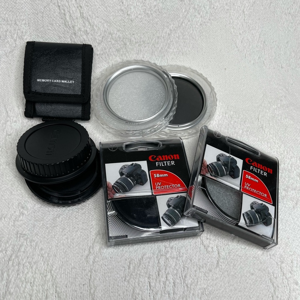 Lens filters, UV lens covers, 58mm Bundle